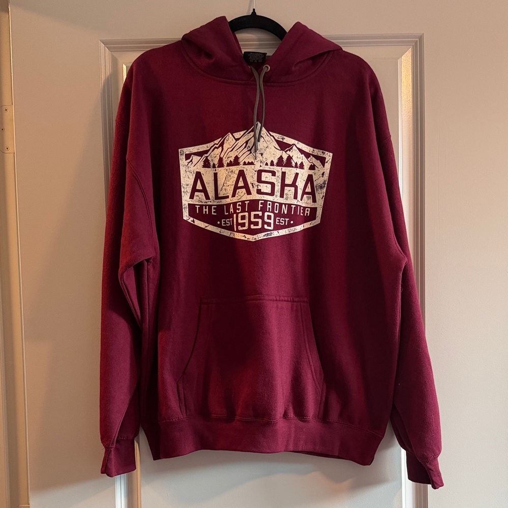 Alaska Maroon Hoodie